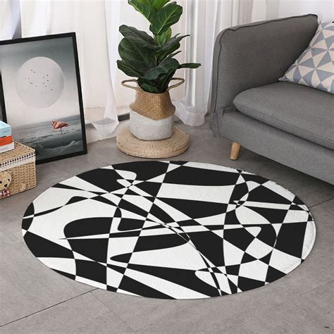 black and white round area rug|black and white carpet 6x12.